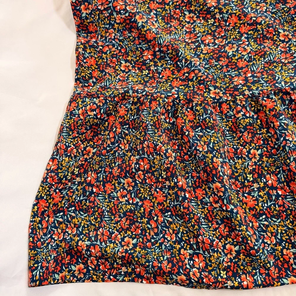 BloomChic Ditsy Floral Woven Ribbon Maxi Dress Size 12 Boho Multicolor - Picture 7 of 11